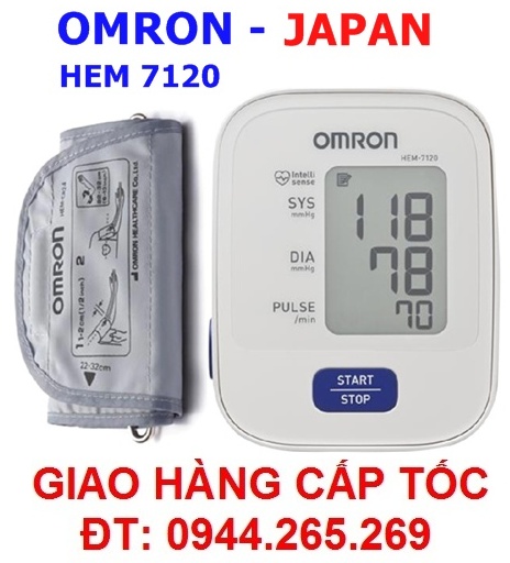 Máy đo huyết áp bắp tay tự động HEM-7120